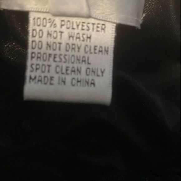 EUC Sherri Hill Black Rhinestone Embellished Evening Gown Lined Dress Size 4 - Picture 12 of 15